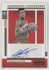 2021-22 Panini Contenders Legendary Bronze /25 Dominique Wilkins Auto HOF s3g