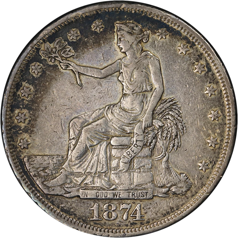 1874 年美国贸易元(1873-1885) | eBay
