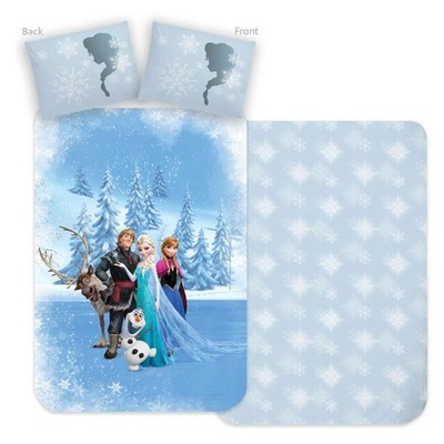 Disney Eiskönigin Frozen Elsa Anna Olaf Bettwäsche Set 135x200cm