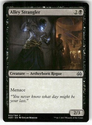 Alley Strangler 52 Common Aether Revolt Magic: The Gathering NM