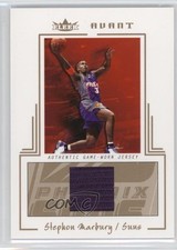 2003-04 Fleer Avant Materials Gold 23/75 Stephon Marbury #AGW/SM d5c