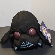 Good Stuff Toys Angry Birds Star Wars Black Bird Plush Small 2012 Not Retail