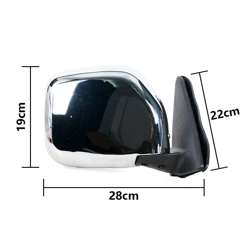 Espejo retrovisor lateral 2 piezas 5 pines para Toyota Land Cruiser Prado LC90 1996-2002 Foto 3 de 4