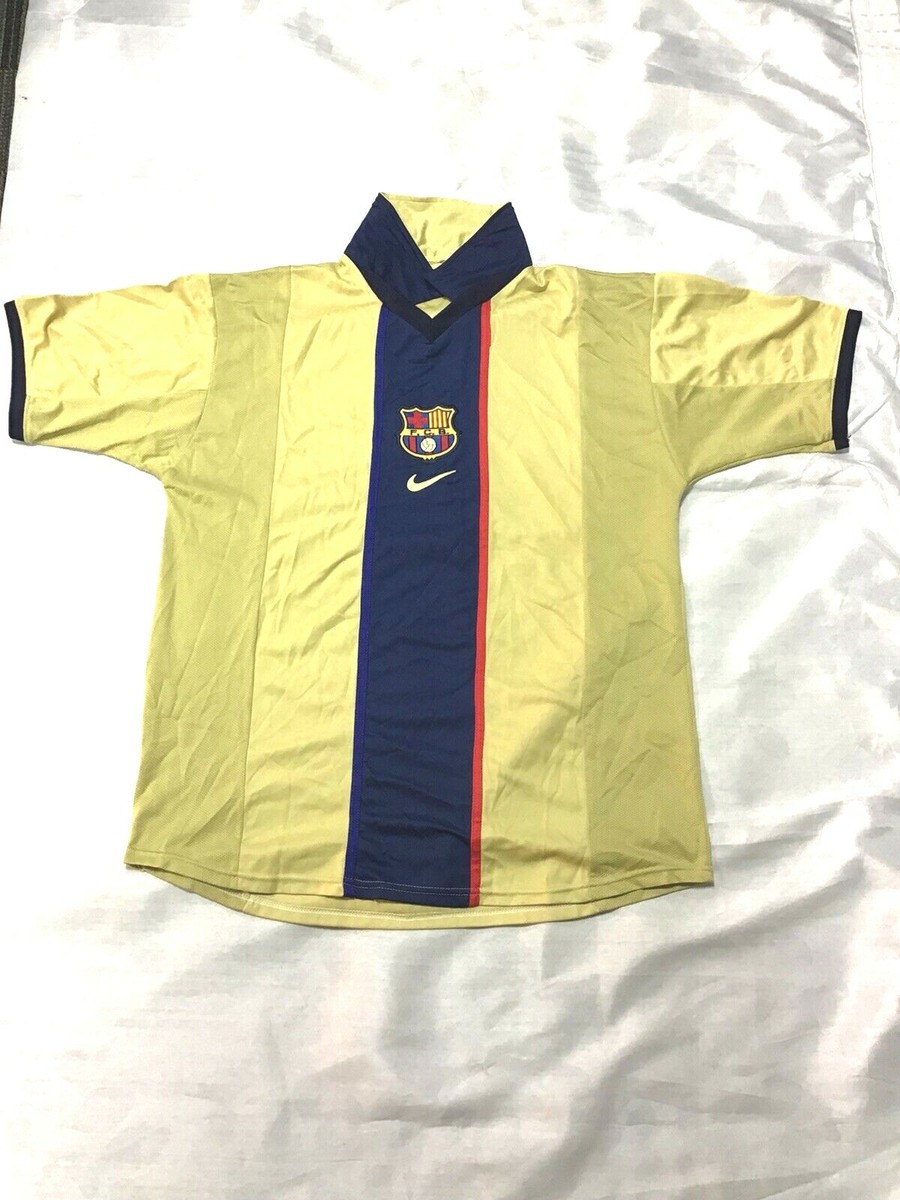 Nike FC バルセロナ　2001-2002 ヴィンテージ Barcelona Away 2001-2002 Nike Away Football Shirt(XL) | eBay
