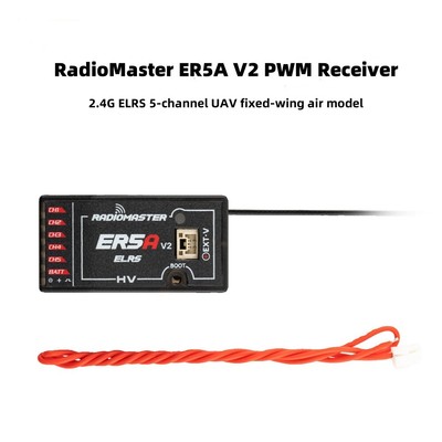 RadioMaster For ER5A V2 RX Receiver PWM 5 Channel ELRS 2.4GHz Receiver
