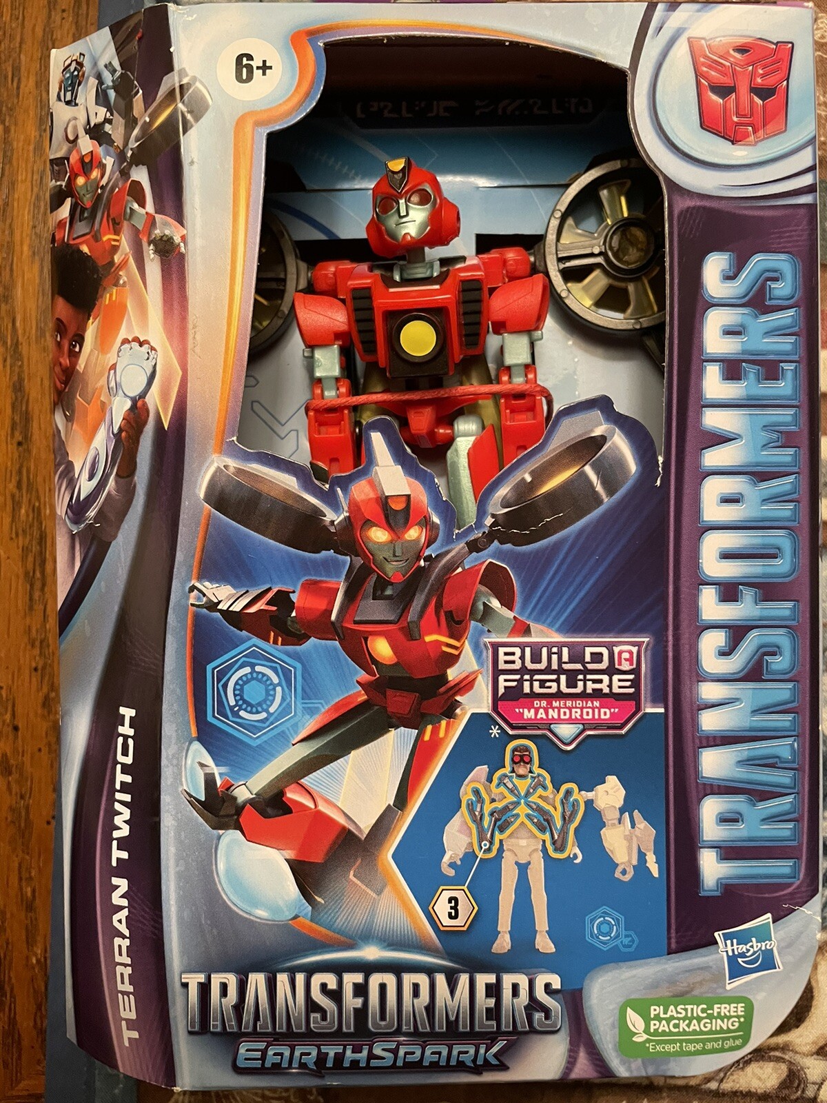 Transformers Toys EarthSpark Deluxe Class Terran Twitch Action Figure