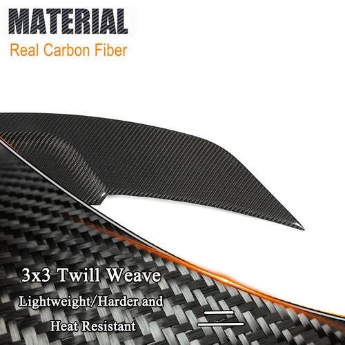 Für Mercedes C238 E450 E500 E53 Coupe 2017-2021 Carbon Heckspoiler Spoiler Lippe - Bild 10 von 13