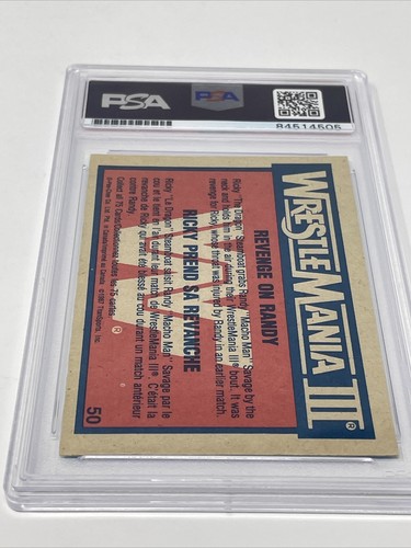 Ricky The Dragon Steamboat 1987 OPC #50 authentic autographed card PSA DNA - Picture 3 of 4