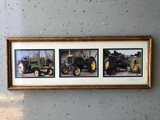 Vintage John Deere Tractor Framed Photo's