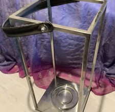 Large Chrome Floor Ceiling Lantern Candle Holder Weddings Home 