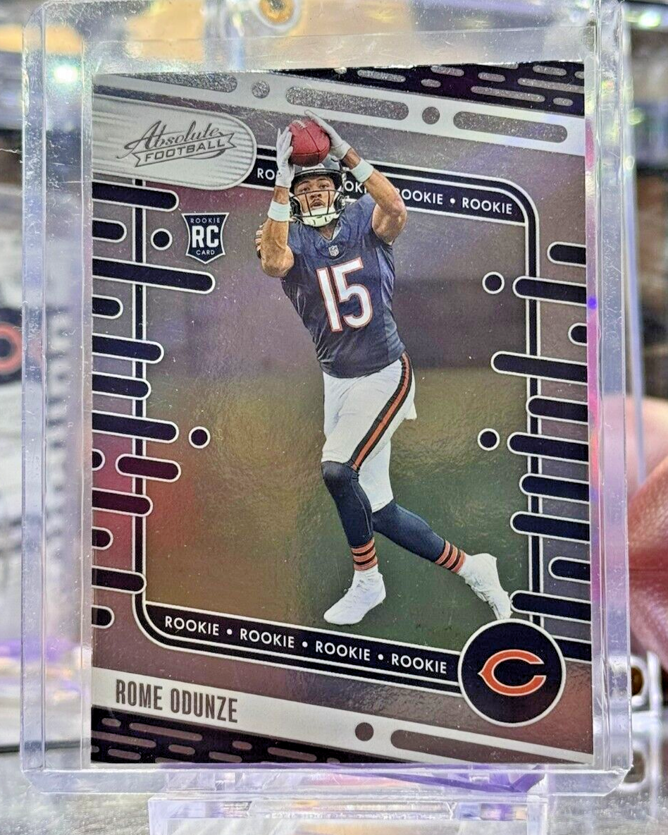 2024 PANINI ABSOLUTE #109 ROME ODUNZE ROOKIE SILVER CHICAGO BEARS
