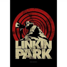 Linkin Park-Flag-Textile Poster-Megaphone Logo-Licensed-New In Pack