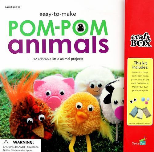 Easy-to-Make Pom-Pom Animals: 12 Adorable Little Animal Projects (Craft Box... - Picture 1 of 1