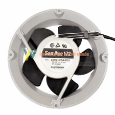 1pc New For SANYO 109E1724H501 24V 0.58A 3-wire Aluminum Frame Axial DENKI Fan
