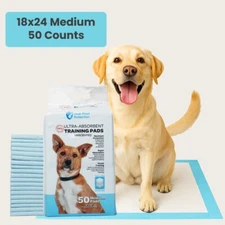 FPN Pet Training Pads for Dogs Ultra-Absorbent Unscented Blue Pet Pads 4 Sizes
