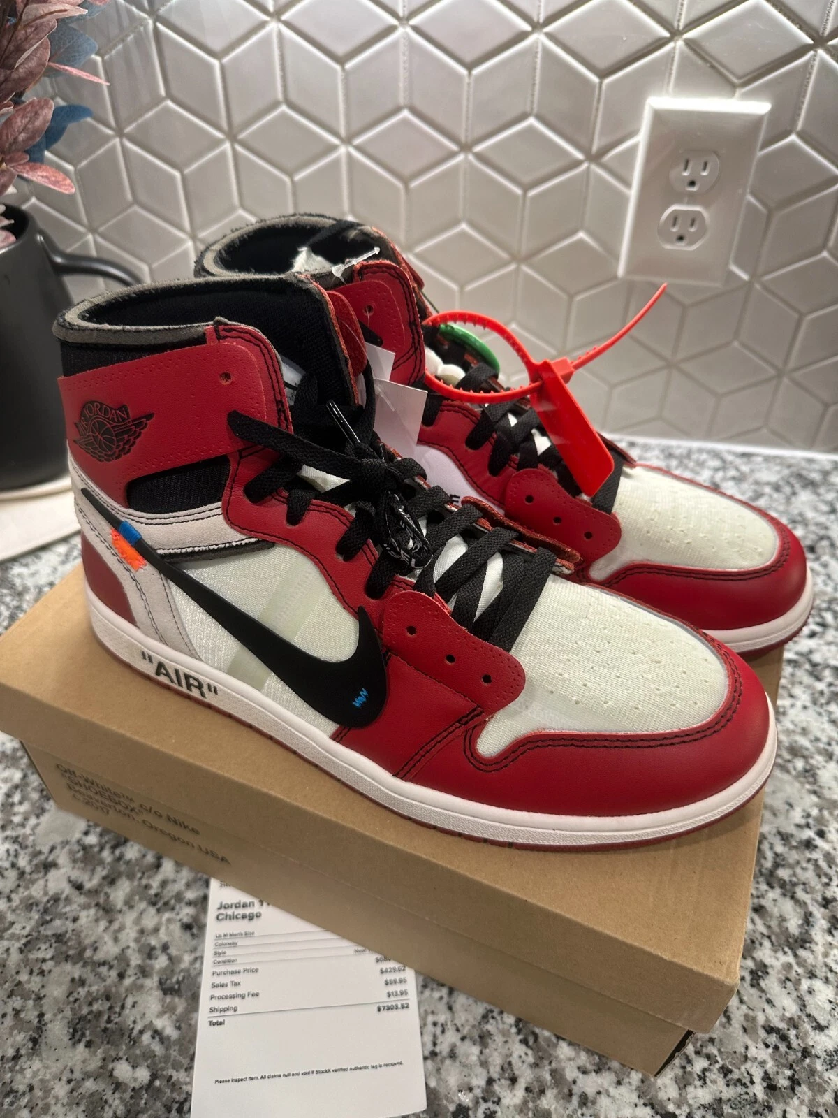 Deadstock New Jordan 1 Retro OG x Off-White High Chicago - Size 11.5 - Picture 1 of 5