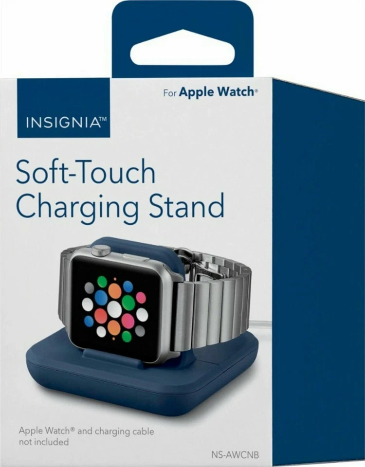 NUEVO Soporte de carga Insignia Soft-Touch para Apple Watch AZUL MARINO Nike+ NS-AWCNB Foto 2 de 4