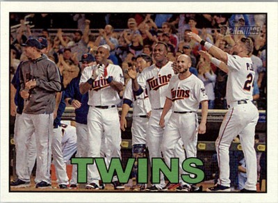 2016 Topps Heritage #350 Minnesota Twins
