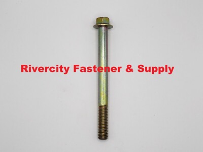 (5) M10-1.5x110 Hex Flange Bolts M10x1.5x110 DIN 6921 Screws M10x110 Grade 10.9