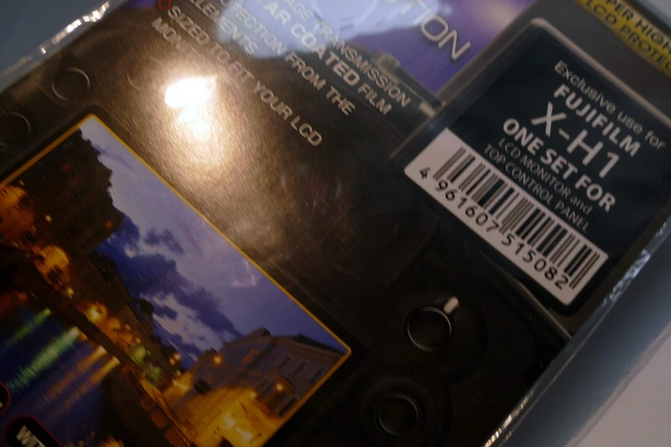 Protector de pantalla/monitor de cámara Fujifilm X-H1 capa dura LCD Foto 2 de 3