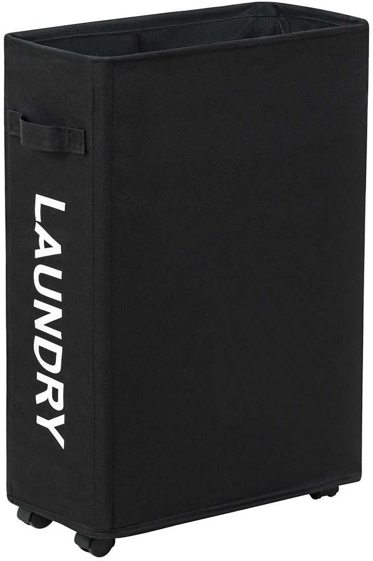ZERO JET LAG 22in Rolling Slim Laundry Hamper Basket On