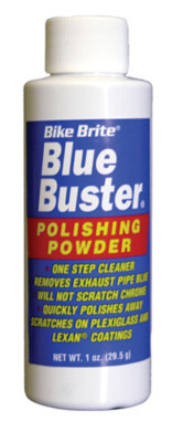 Bike Exhaust Pipe Polishing Powder Chrome Blue Remover 1oz BB-200