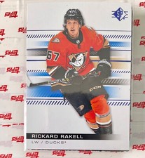 2019-20 sp authentic hockey blue foil rickard rakell #99