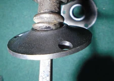 RIM LOCK KNOB ROSETTE / ESCUTCHEON FOR ADAMS McKEE BENNINGTON KNOBS    (33248)