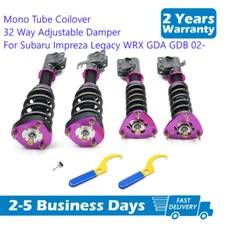 Mono 32 Way Adj. Damper Coilovers Struts For Subaru Impreza WRX STI GDA GDB 2004