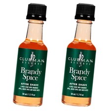 Clubman Brandy Spice After Shave Lotion 1.7OZ 2 Packs