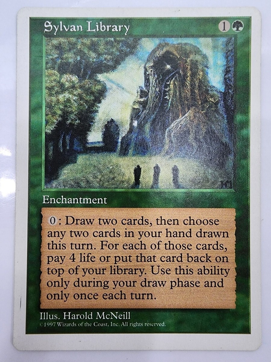 MTG Sylvan Library Fifth (5th) Edition Magic the Gathering | eBay MTG Sylvan Library Fifth (5th) Edition Magic the Gathering | eBay