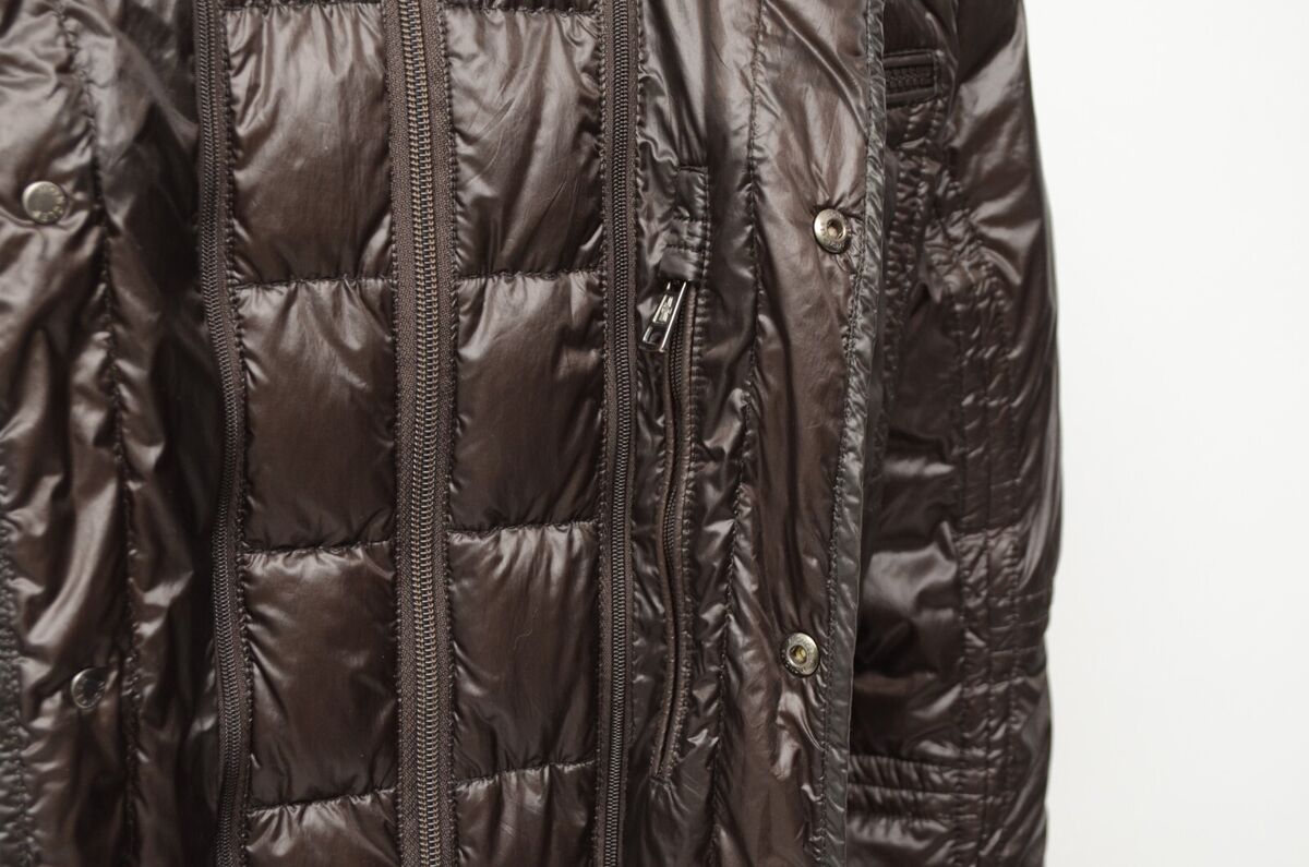 Men's Moncler Gaetan Quilted Brown Down Puffer Jacket Coat Men's Moncler Gaetan Quilted Brown Down Puffer Jacket Coat