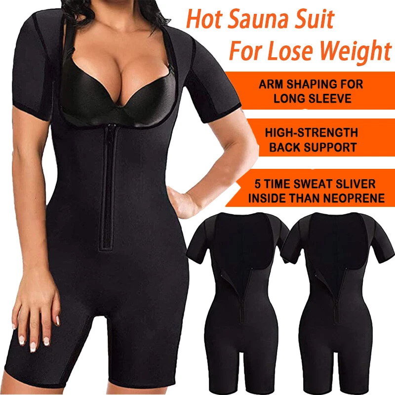 Full Body Shaper Women's Compression Slimming Shape Wear Bodysuit Arm Shaper  US