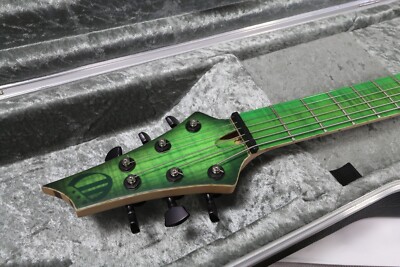 Overload Guitar Custom Raijin 6 6-String Acid Green Finish Exotic