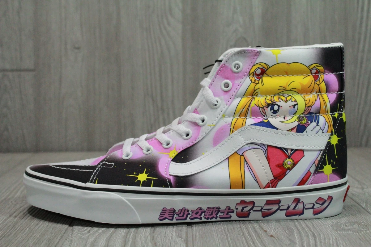 Vans x Sailor Moon Sk8 Hi Pretty Guardian Black Pink Shoes Sneaker