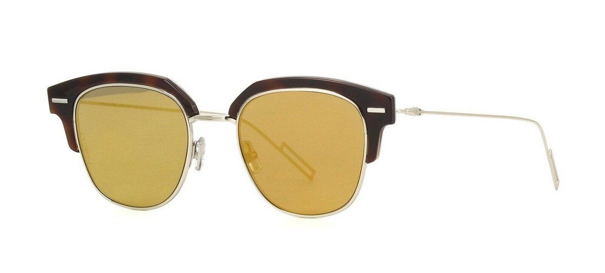 DIOR Homme Tensity 2IK 83 Gold Mirrored Sunglasses New Authentic Italy |  eBay