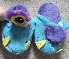 Stompeez Kids Boy’s Girl’s Children’s Kid’s Monster Slippers Medium Size 13.5-3.