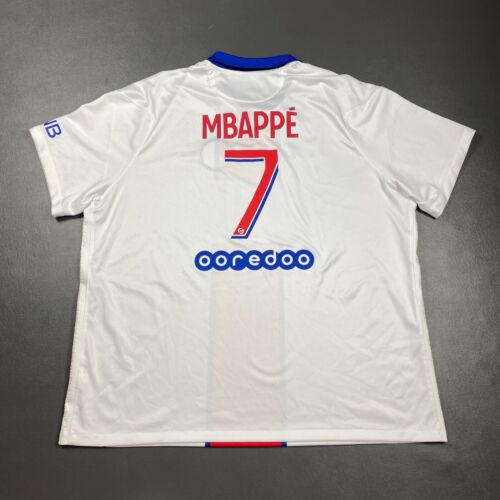 100% Authentic Kyllian Mbappe PSG Paris Saint-Germain Soccer Jersey 3XL - Picture 1 of 6
