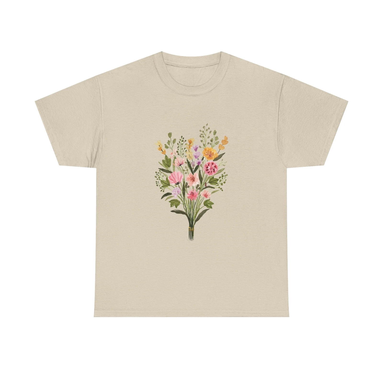 Floral Design Unisex Heavy Cotton Tee | Casual Summer Wear, Gift for Her
Opens in a new window or ta