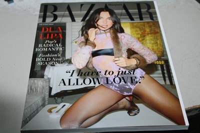 Harper's Bazaar Magazine Dua Lipa Icons Issue Fashion Graphic Prints 2025