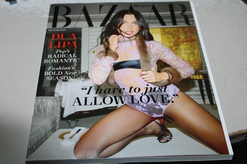 Harper's Bazaar Magazine Dua Lipa Icons Issue Fashion Graphic Prints 2025