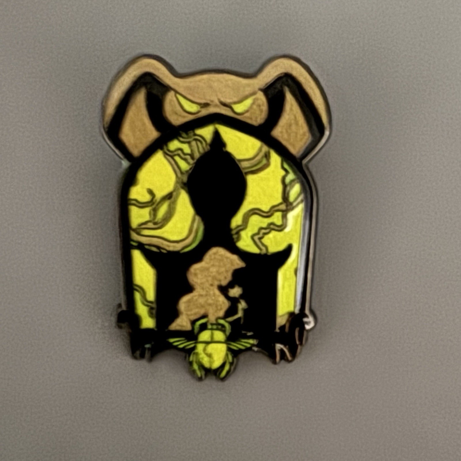 Loungefly Disney Villain Silhouette GITD Blind Pin- JASMINE & JAFAR Aladdin New