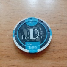 Casino Chip $ 1,00  the `D`, Las Vegas-las vegas ,nv  einzeilig