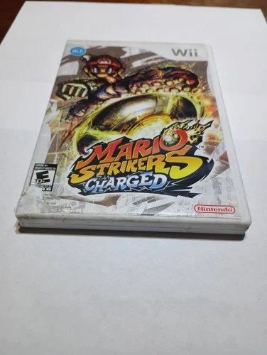 Mario Strikers Charged Wii CASE AND INSTRUCTION BOOKLET ONLY no game Nintendo