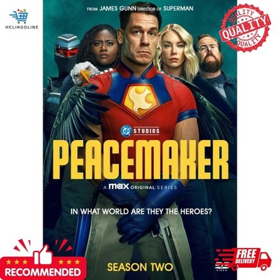Peacemaker Season 2 (2025) DVD | 2-Disc Set | English Audio| EN FREE SHIPPING
