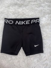 Nike Pro Little Girls M Classic Black Bike Shorts. Great Pair