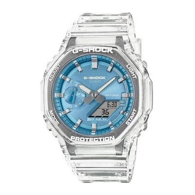 G-Shock GA-2100BM-7A2ER Uhr Carbon Core Guard Weiß   20 Bar, Stoppuhr und Ho