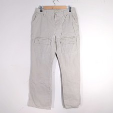 Y2K American Eagle Cargo Pants; Straight Leg Cargo Utility Cotton