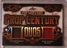 2021 Leaf Prop Century Duos Costume Card Courteney Cox Matthew Perry # 6/65