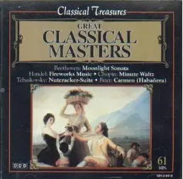 CD Beethoven / Chopin / Bach / Händel / Tchaikovsky a.o. Great Classical Masters